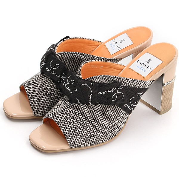 ランバン オン ブルー LANVIN en Bleu リボンモチーフフット