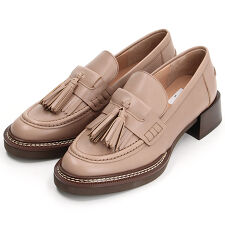 ランバン オン ブルー(LANVIN en Bleu)のタッセルフリンジローファー