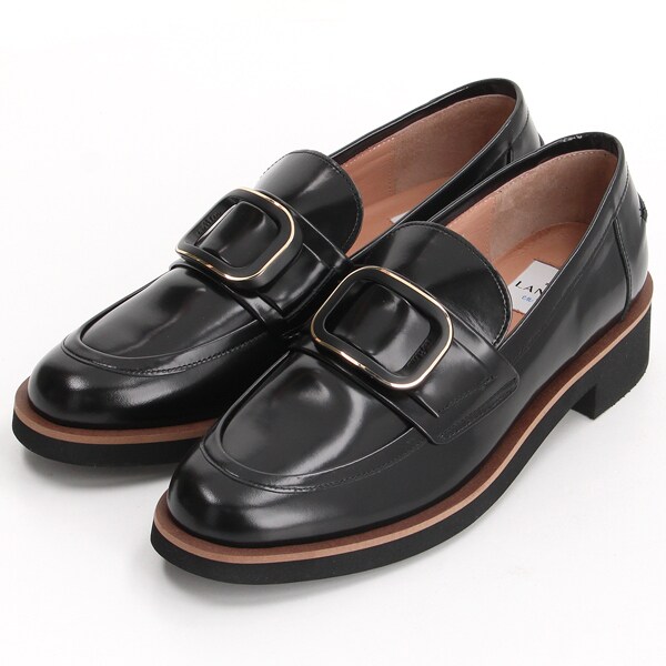 LANVIN en Bleu ベージュ ローファー レディース ランバン オン ブルー LANVIN en Bleu ビットローファーパンプス