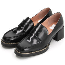 ランバン オン ブルー(LANVIN en Bleu)のヒールアップコインローファー