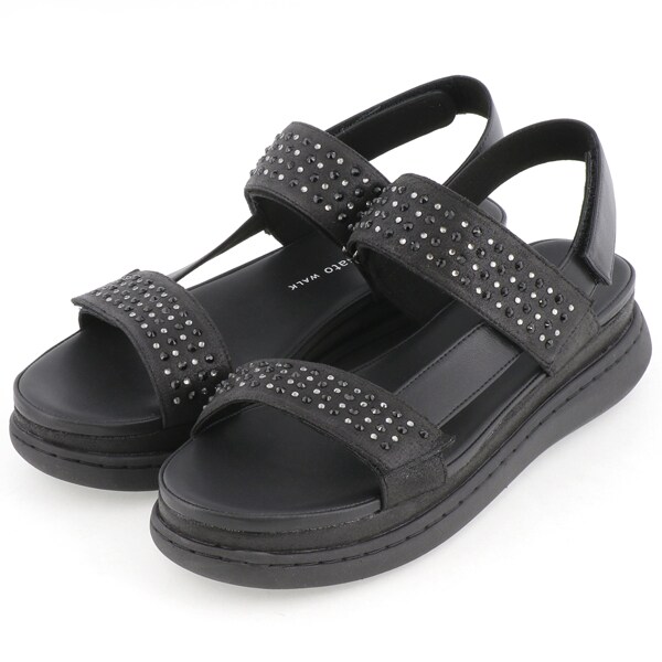 ツモリチサト ウォーク/ベルクロストラップホットフィックスサンダル ベルクロストラップホットフィックスサンダル | ツモリチサト ウォーク