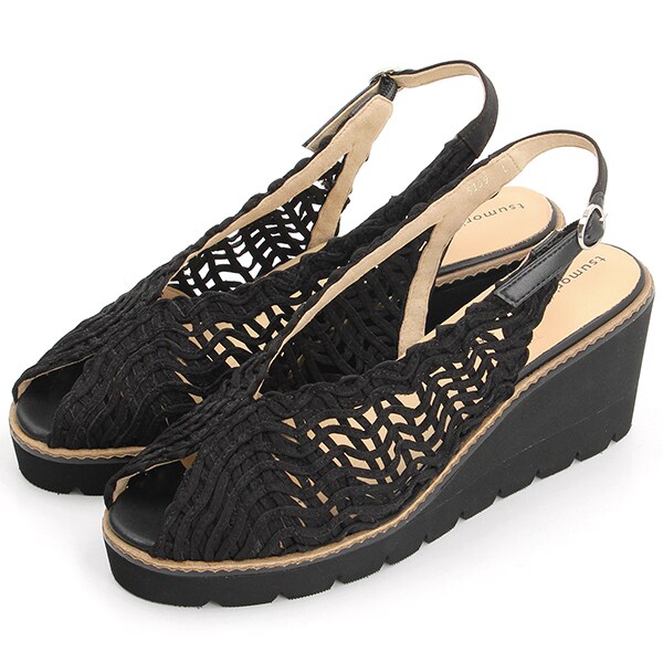 ツモリチサト ウォーク（tsumori chisato WALK）/厚底バックストラップメッシュサンダル 厚底バックストラップメッシュサンダル | ツモリチサト ウォーク