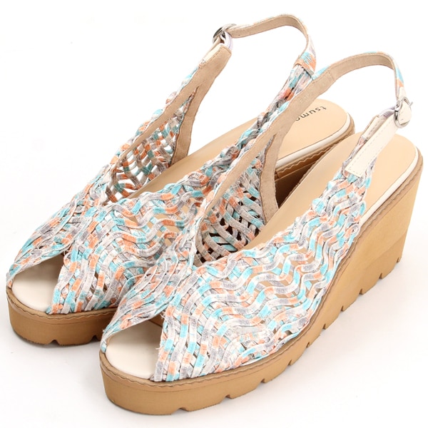 tsumori chisato サンダル tsumori chisato ウェッジソールサンダル 25cm 新品 - メルカリ