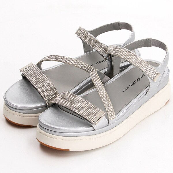 新品ツモリチサトウォークフラットリボンサンダル24cm tsumori chisato WALK ツモリチサト ウォーク - レディース