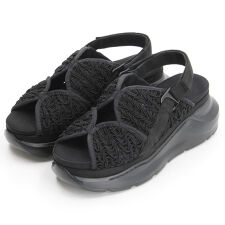 厚底2WAYメッシュサンダル