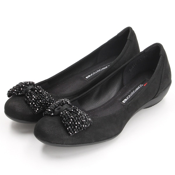 リボンモチーフスタイリッシュコンフォートフラットシューズ? | コン