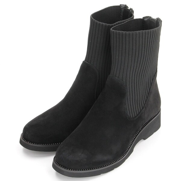 大きいサイズ】バックストレッチコンフォートショートブーツ | コン