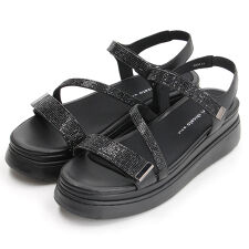 ツモリチサト ウォーク(tsumori chisato WALK)の【大きいサイズ】厚底ラインストーンサンダル