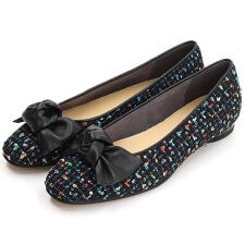 ツモリチサト ウォーク(tsumori chisato WALK)の【大きいサイズ】リボンモチーフカッターパンプス