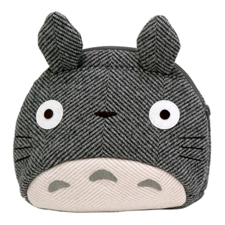 となりのトトロ】ポーチM(大トトロ)☆ヘリンボーン☆ [850438