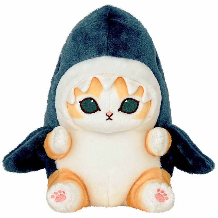 モフサンド ぬいぐるみS ぽてぽてサメにゃん | キャラクターズショップ