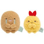 すみっコぐらし】てのりぬいぐるみセット(とんかつ しくしく&えびふら 