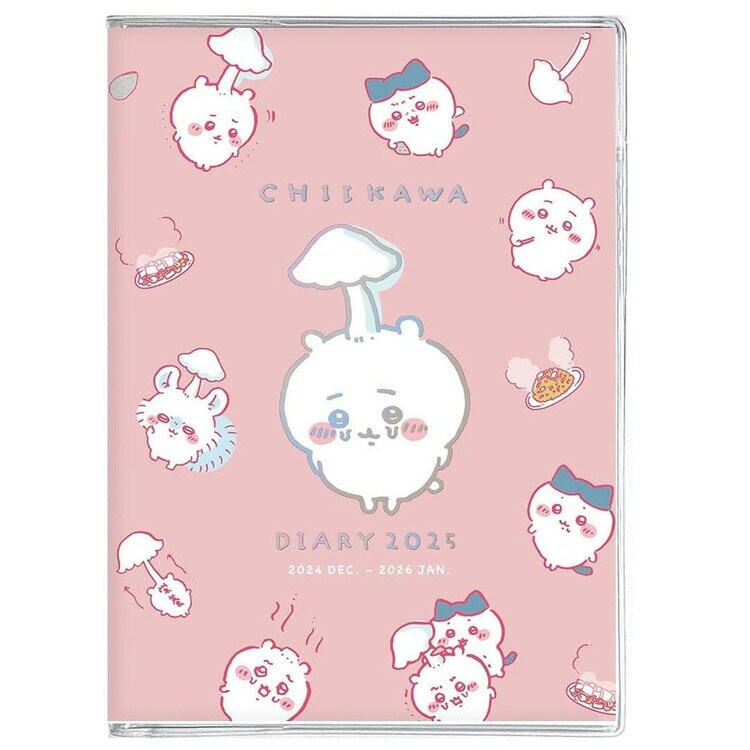 ちいかわ 2025年手帳 2024年12月始まり B6コミックマンスリー 寄生