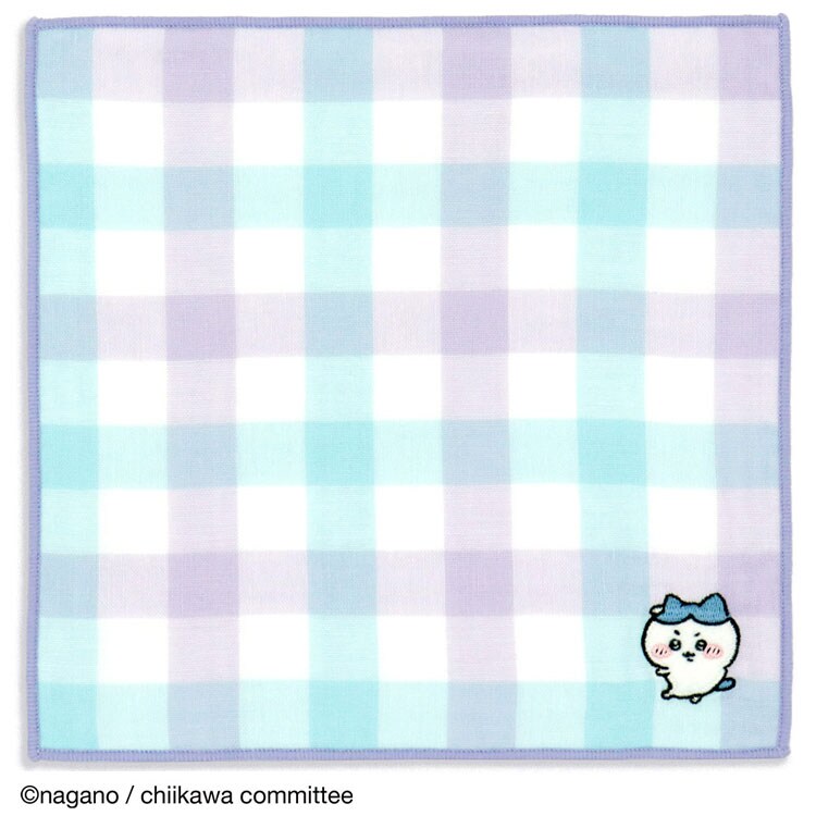 専用♬8重ガーゼハンカチ♡ ちいかわ ハンカチ 8重ガーゼ(グリーン) | キャラクターズショップ