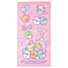 キャラクターズショップ　ラフラフ(characters shop laugh laugh)のすみっコぐらし バスタオル(天使なえびてんアイドル)