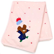 キャラクターズショップ　ラフラフ(characters shop laugh laugh)のくまのがっこう ブランケット(ケーキ/ライトブルー)