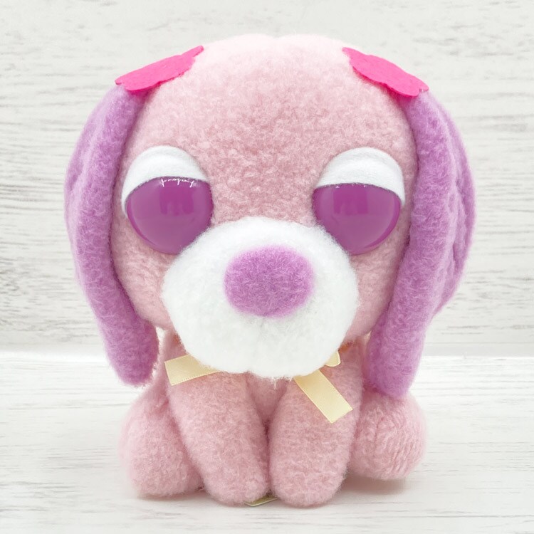 2つセット ごーじゃすお茶犬 緑茶犬（リョク）＆ハーブ茶犬（ハナ）　ぬいぐるみ 2つセット ごーじゃすお茶犬 緑茶犬（リョク）＆ハーブ茶犬