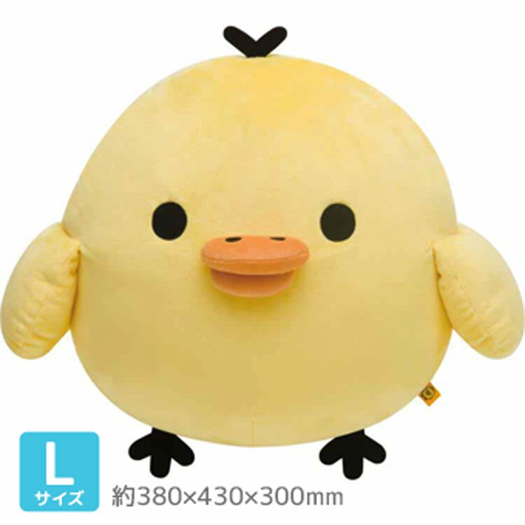 リラックマ　しあわせリラックマぬいぐるみ　キイロイトリ 金運Lサイズ リラックマ ぬいぐるみL(キイロイトリ) | キャラクターズ