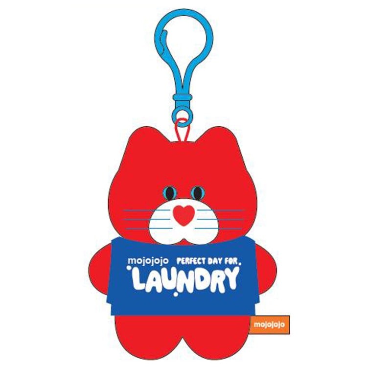 [�}���C]mojojojo �ʂ�����݃L�[�z���_�[ Red PERFECT DAY FOR LAUNDRY/�L�����N�^�[�Y�V���b�v ���t���t�icharacters shop laugh laugh�j