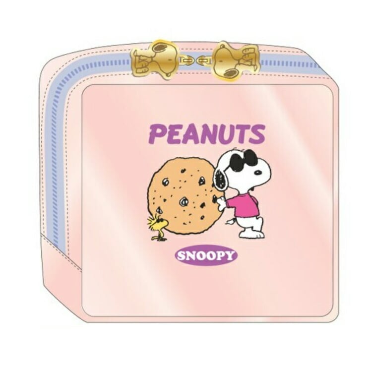 スヌーピー スクエアポーチ ジョー・クール PEANUTS Petit collection