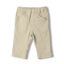 無地・小花柄ストレッチツイルハーフパンツ