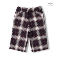 チェック柄ハーフパンツ