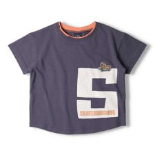 ビッグロゴプリント半Tシャツ