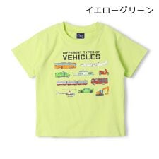 働く車プリント半袖Ｔシャツ
