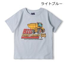 働く車プリント半袖Ｔシャツ