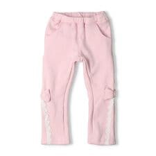 レースリボン付き爆温裏起毛長パンツ