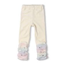 裾ボアベロア裏起毛レギンス