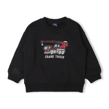 働く車・恐竜裏毛トレーナー