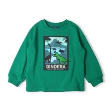 働く車・恐竜裏毛トレーナー