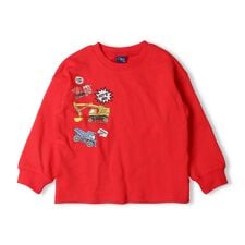 働く車・食べ物・恐竜裏毛トレーナー