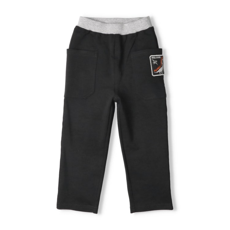 恐竜ワッペン付ロングパンツ