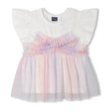 チュールキャミ半袖Ｔシャツ