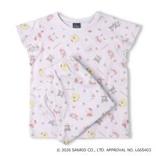 サンリオキャラクター総柄半袖パジャマ