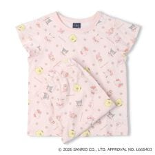 サンリオキャラクター総柄半袖パジャマ