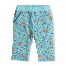 恐竜柄6分丈ハーフパンツ