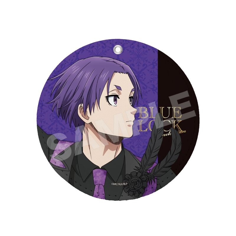 新品★ブルーロック★アニカフェ【御影玲王】特典★ホログラム★コースター② ブルーロック レザーコースターキーホルダー 08 御影 玲王