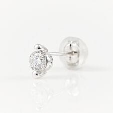 PT950カナディアンダイヤモンドピアス Hカラー以上 0.20ctUP×2