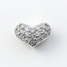 K18WG/K18YG/K18RGカナディアンダイヤモンドペンダントヘッド  計0.20ct ハート