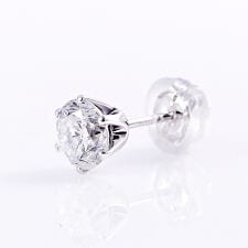PT950カナディアンダイヤモンドピアス Dカラー 0.50ctUP×2 一粒