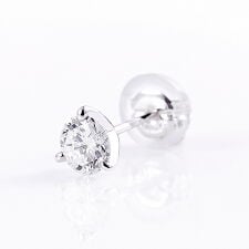 PT950カナディアンダイヤモンドピアス Dカラー 0.25ctUP×2 一粒