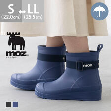 モズ moz ベルトデザイン レインブーツ