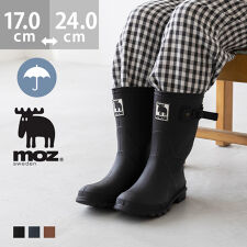 moz モズ 完全防水 キッズレインブーツ