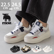 moz モズ 軽量 厚底スニーカー