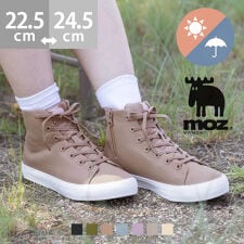 moz モズ ハイカット レイン スニーカー