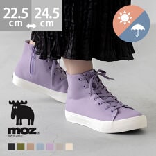 moz モズ ハイカット レイン スニーカー