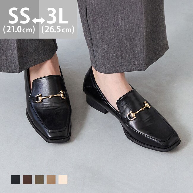 スクエアトゥ ビットローファー | メヌエ(menue) | マルイウェブチャネル